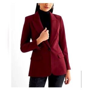 Express Burgundy/Maroon Blazer